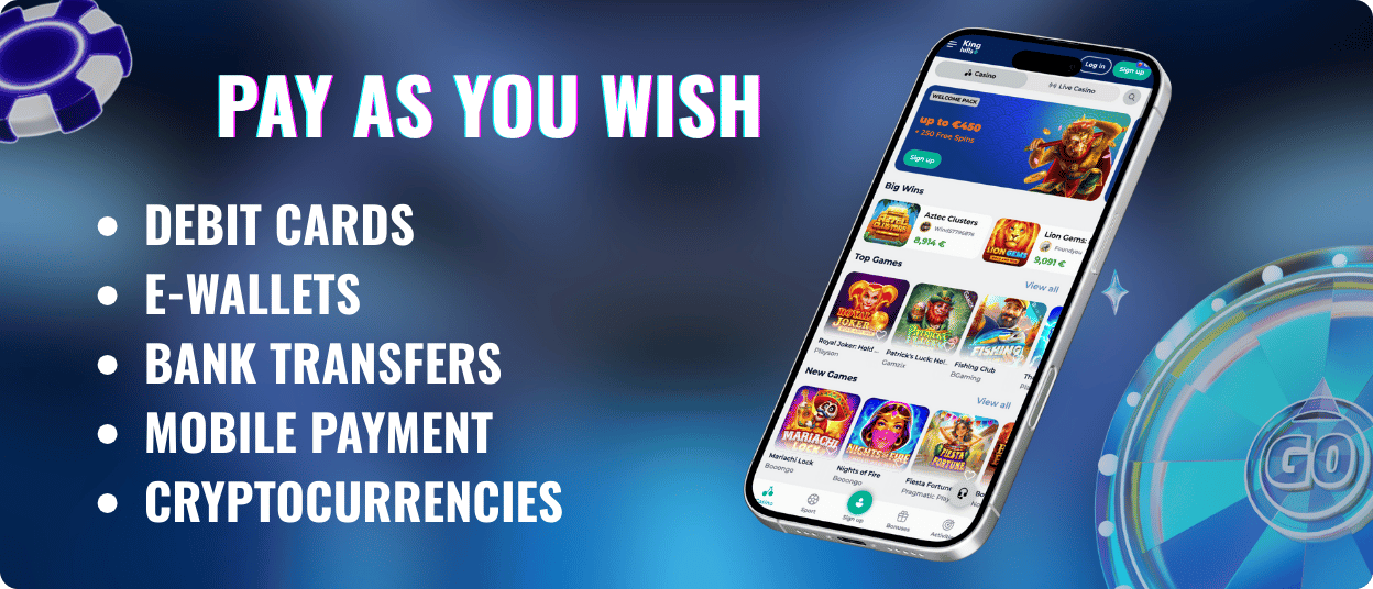 king hills payment methods